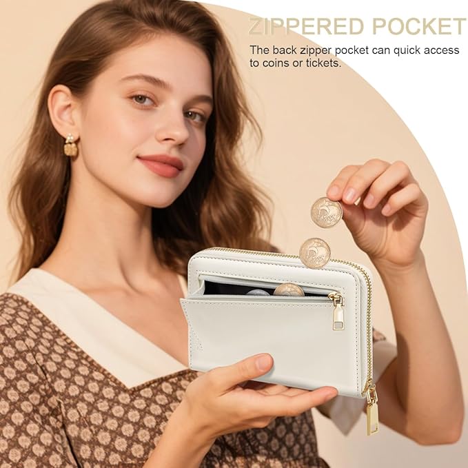 Passport Holder for Travel Personalized Passport Holder Initial Letter Rose Flower RFID Blocking Travel Wallets Credit Cards Holder for Women Men, White A