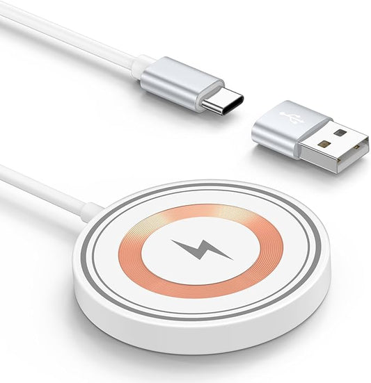 Magnetic Wireless Charger for Google 10A Fast Charging Pad for Pixel 10 Pro XL/10 Pro Fold/10 Pro/9A/9 Pro XL Fold/8A/7A,15W Android Magnet Charger Charging Stand Compatible Samsung S26 Ultra S25 FE