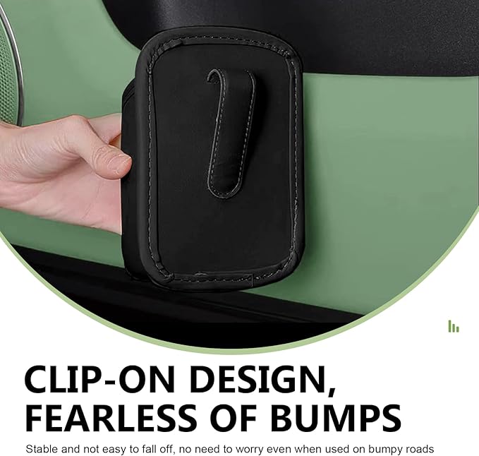 2 PCS Car Door Cup Holder, Clip On Storage Bag for Beverage Water Cup Mobile Phone, Multifunctional Waterproof Car Window Cups Holder, Universal Scratch-Resistant Backseat Storage Organizer