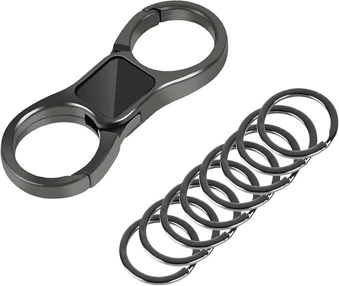 Key Organizer, Key Chain With 8 Key Rings, Key Holder, Key Chains Rings, Quick Release Keychain, Heavy Duty Car Keychains Organizer