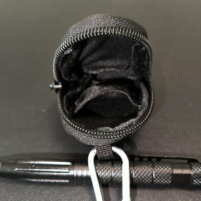 2 Pack Tactical Mini Coin Pouch Military Compact EDC Pouch Utility Backpack Accessories Bag Purse Key Small Tool Earphone Credit Card Holder Sport Waist Pack