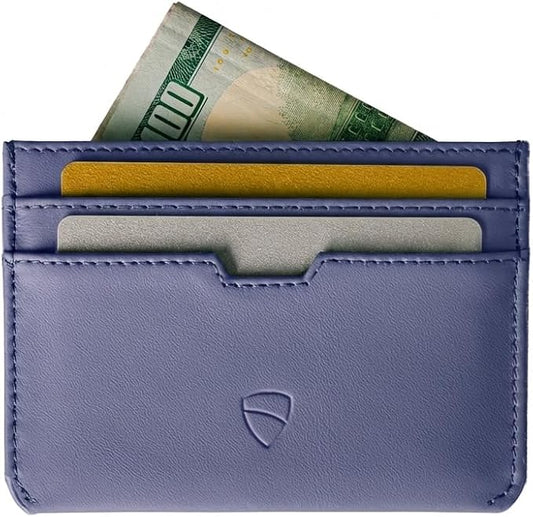 Vaultskin MOORGATE Slim Card Holder – Minimalist Leather Wallet with RFID Blocking, Front Pocket Credit Card Case for Men & Women