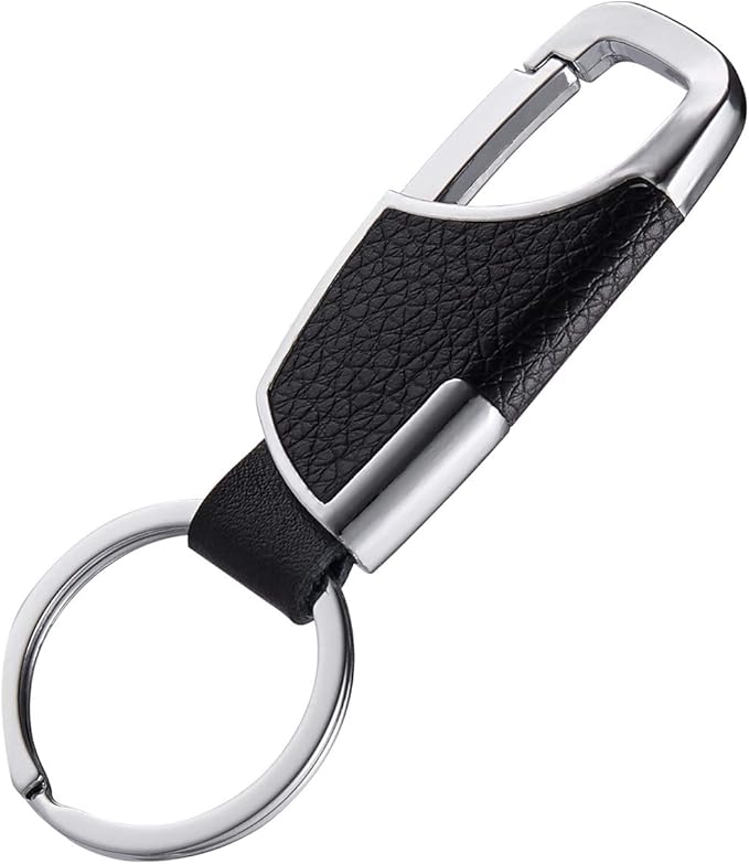 BAKUN Premium Handmade Car Leather Valet Keychain Key Organizer For Men Women, Home Key Chain Key Ring Key Holder