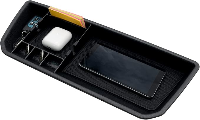 Center Console Organizer fit for VW Atlas and Cross Sport 2018 2019 2020 2021 2022 2023 Interior Storage Box Accessories (Not fit for 2024)