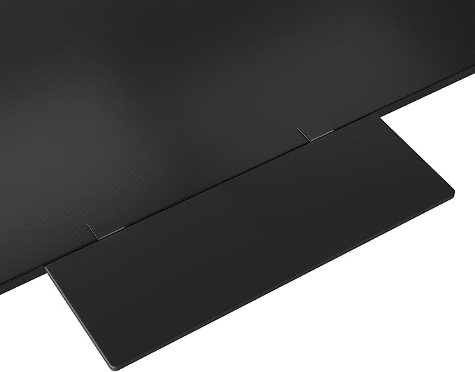BONTEC Ergonomics Desk Extender Tray, 27.2x9.5 Inch Table Mount Arm Rest Shelf, 90° Foldable Keyboard Tray Platform, Clamp on Computer Arm Rest for Desk, Suitable for Office Desks, Black Carbon Fiber