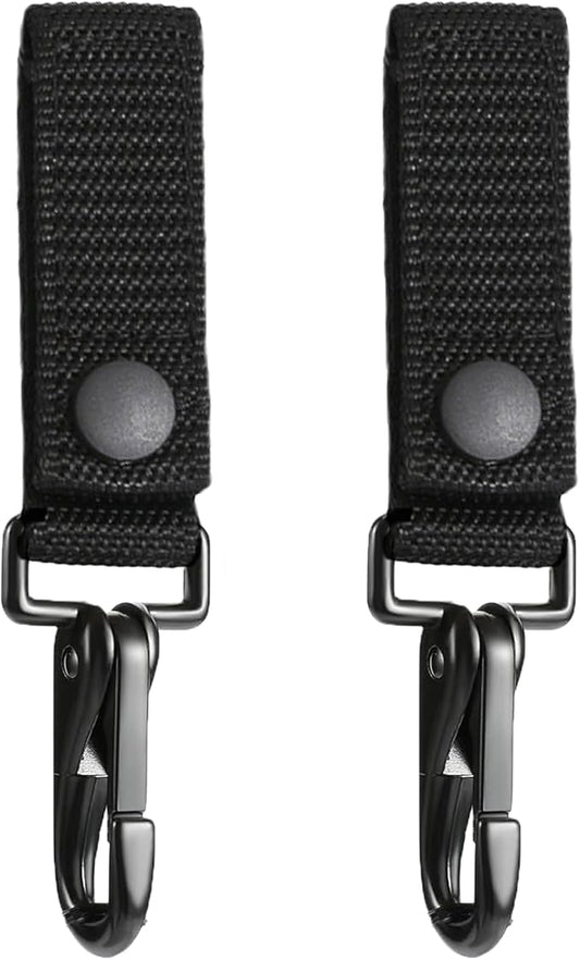 Heavy Duty Belt Keeper Clip, Strong Metal Police Key Chain Clip for Law Enforcement Police Belt Accessories