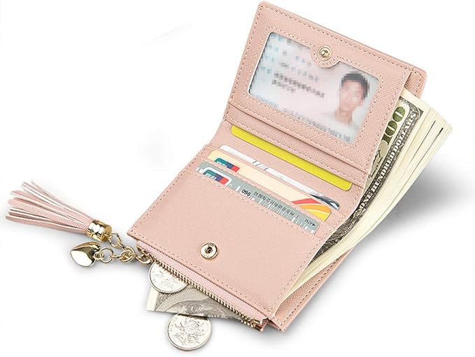 Valentoria Womens Wallet Cute Elegant Long Slim Card Holder Case Minimalist Coin Purse Thin Tassels Zip Clutch Wallets for Girls Ladies | Cute, Elegant, Long, Slim, Case, Minimalist