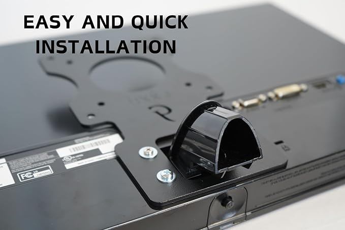Gladiator Joe Monitor Arm/Mount VESA Bracket Adapter Compatible with LG 24MP58VQ, 24MP58VQ-P, 24MP59G, 24MP59G-P, 24MP60VQ, 27MP58VQ, 27MP58VQ-P | Laser Cut | 100% Made in North America