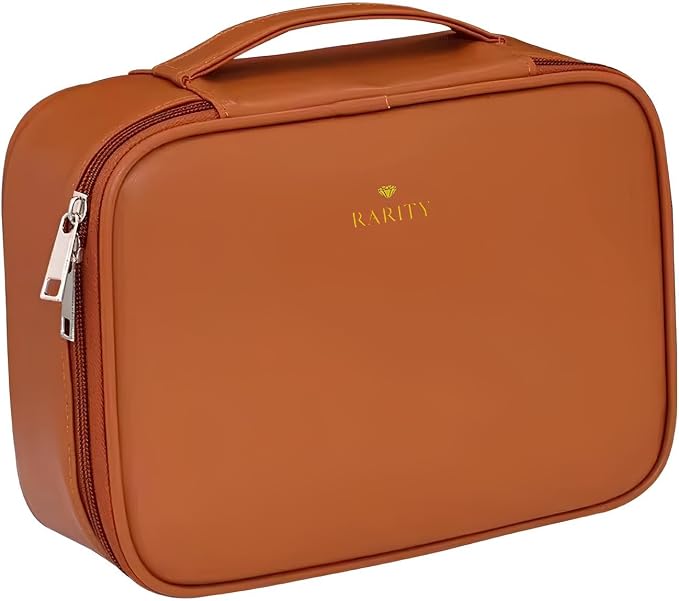 Luxury Makeup Bag for Women Travel Organizer Cosmetic Pouch Waterproof Toiletry Bag Large Capacity Elegant Design