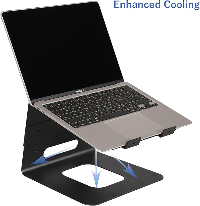 AEONS Desktop Stand, Ergonomic Adjustable Notebook Stand, Riser Holder Computer Stand Compatible with MacBook Air Pro, Dell, HP, Lenovo 10??17" Laptops