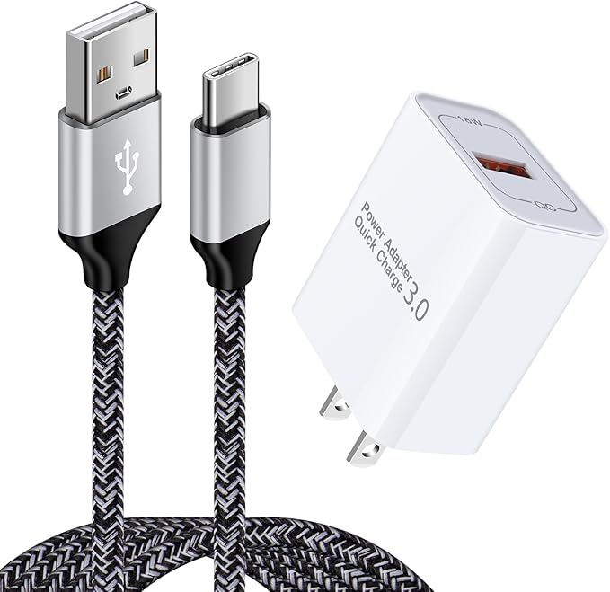 Android Fast Charging Plug - Rapid Micro USB Charger Cable Compatible for Samsung Galaxy S7,S6,J8,J7,J3V, LG Stylo 2 3 Plus,Moto G5,G5 Plus,E5 Play E6 E4