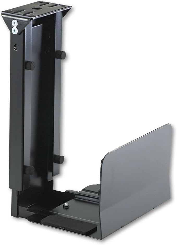 Safco Products 2176 Ergo-Comfort Fixed Mount CPU Holder, Gray