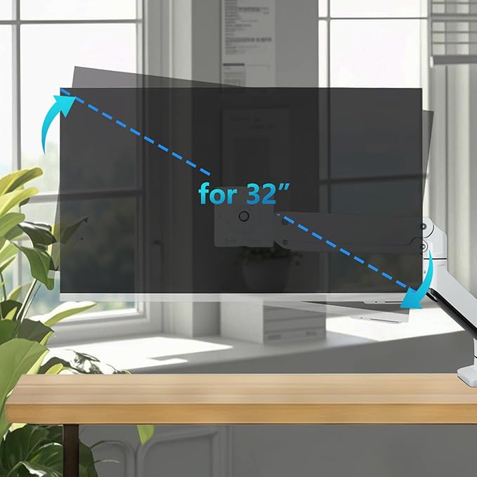 M80B VESA Adapter Compatible with Samsung M8 Series 32in 4K Monitor for 32M80B, 32BM80, LS32BM801，LS32BM80B，LS32BM80G，2022 Model（Not Compatible with 2023 M80C and M80D）