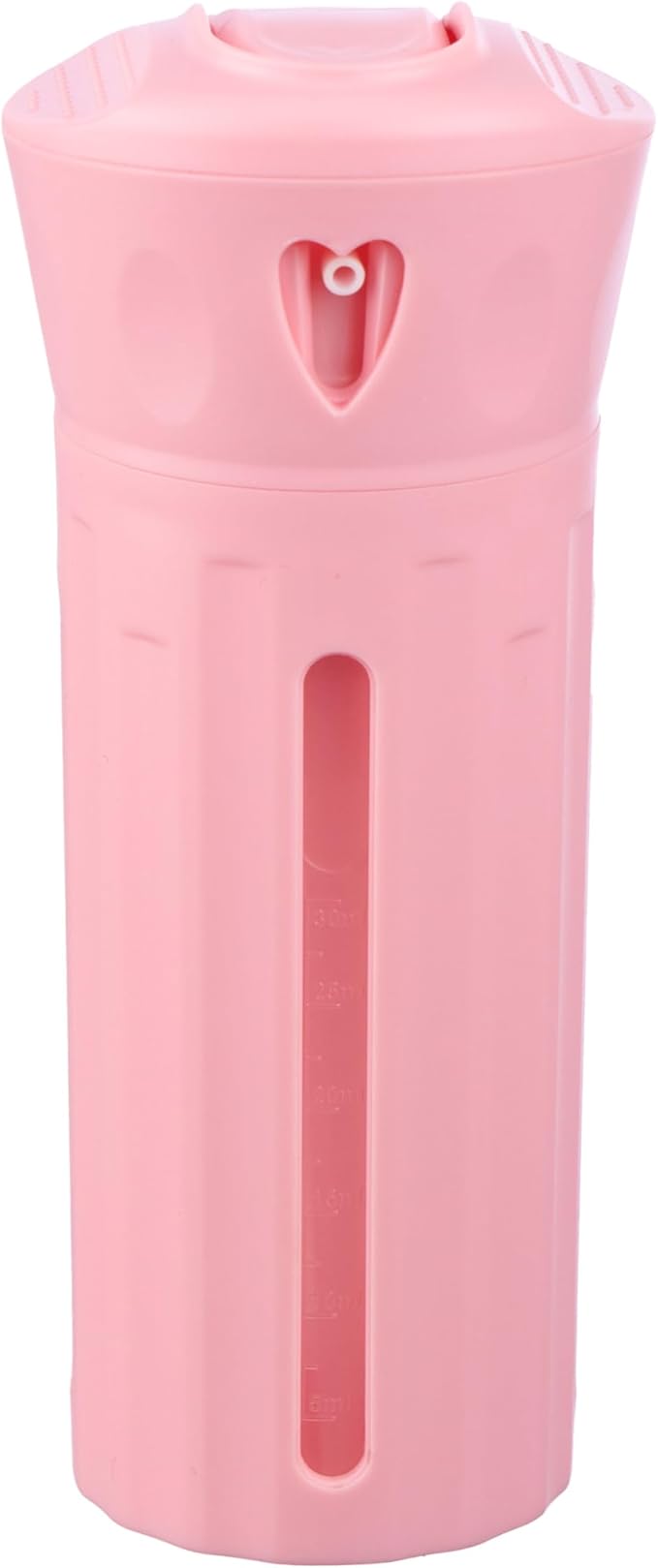 Travel Beauty Dispenser- Portable 4-in-1 Travel Bottle Set with Dispenser, Leak-Proof Refillable Toiletry Containers for Shampoo, Conditioner, Lotion