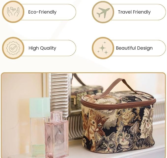 Signare Womens Vanity Bag/Toiletry Case/Make-Up Case, Available in 14 Designs