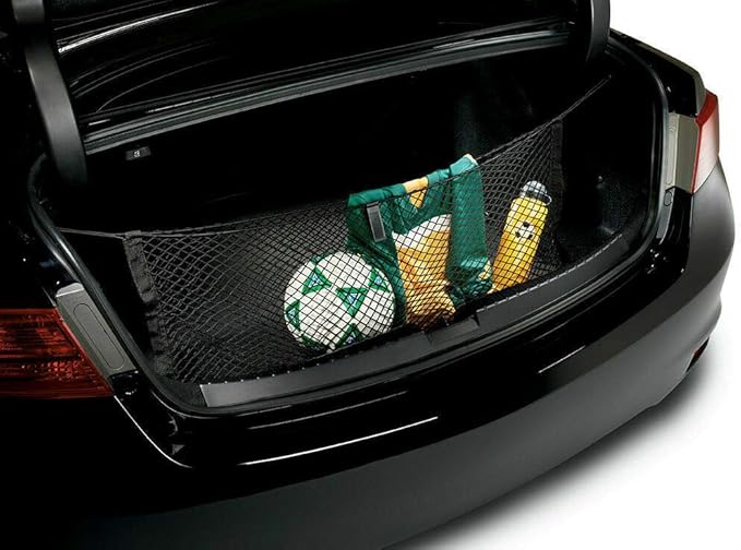 Rear Trunk Organizer Cargo Net for Acura ILX 2013-2020 – Envelope Style Cargo Net for Sedan-Premium Mesh Elastic Car Trunk Organizer Vehicle Carrier Storage–Compatible with Acura ILX