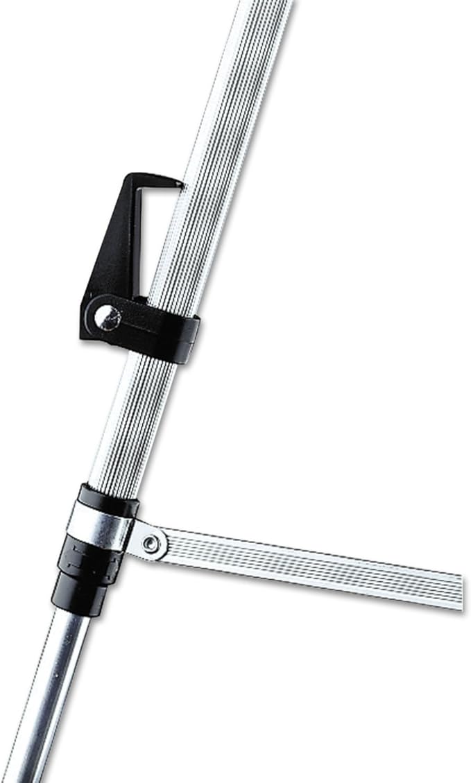 Quartet Easel, Aluminum, Lightweight, Telescoping, 66" Max. Height, Supports 25 lbs, Silver Finish (50E)