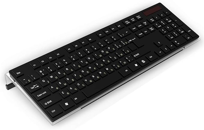 KOTEMON Acrylic Tilted Computer Keyboard Stand for Ergonomic Typing, Keyboard Tray Holder with Silicone Non-Slip Case, Clear