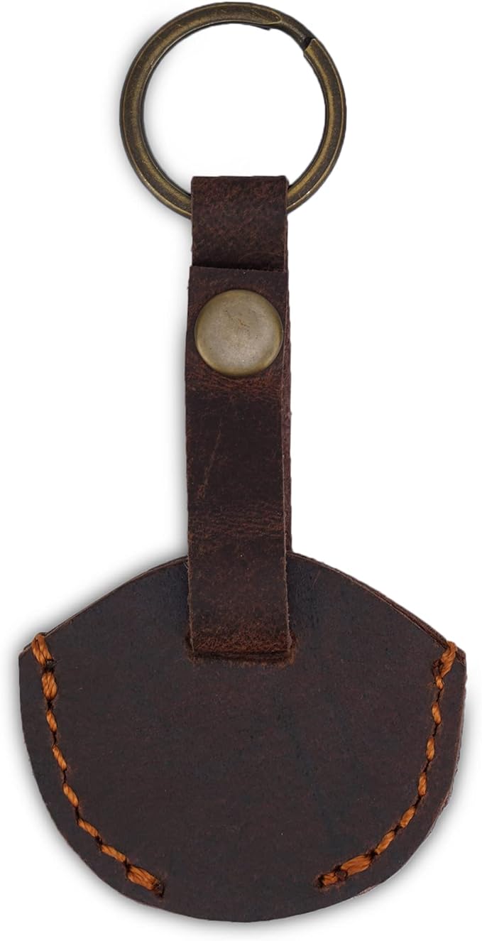 Handmade Leather Keyholder, Keychain, Keyring, Vintage Brown Key Sleeve, Stylish Key Ring Holder, Elegant Leather Key Cover, Durable Key Accessories, Handcrafted LeatherKey Case