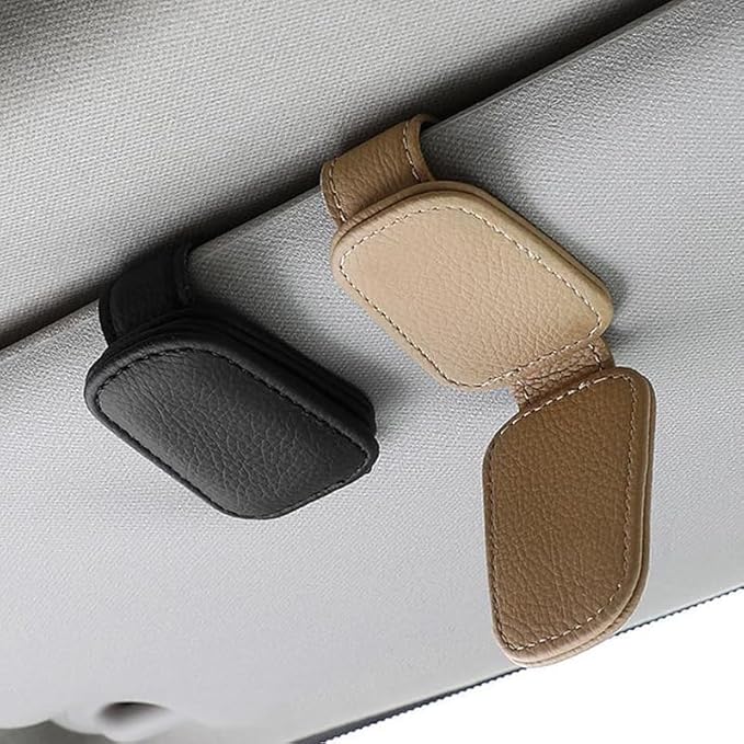 Sunglasses Holder For Car, Sunglasses Holder For Car Sun Visor, Glasses Holder Vehicle Visor Accessories For Woman Man
