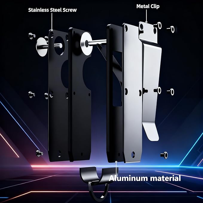 Key Organizer Compact Key Holder Metal Key Chain Minimalist key case key holder for keychain Secures 1-5 Keys