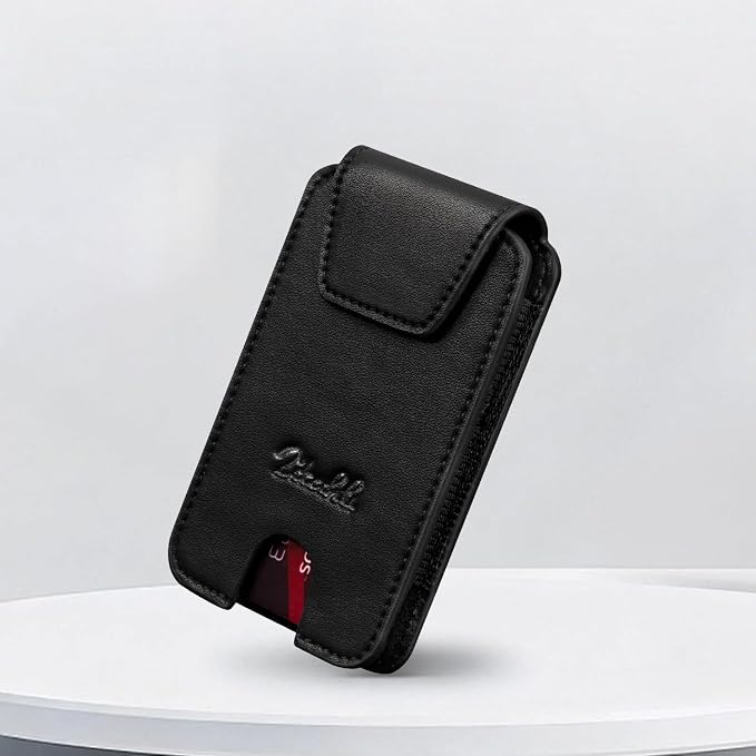 Zitahli Slim Wallet for Men Front Pocket – Thin Minimalist Credit Card Holder with Magnetic Closure & Elastic Cash Strap, RFID Blocking Wallet Holds up to 10 Cards & 15 Bills
