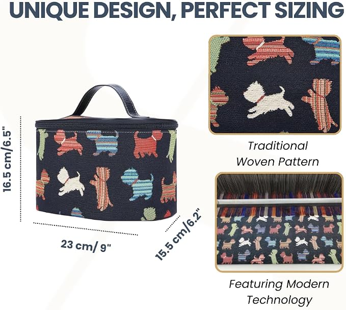 Signare Womens Vanity Bag/Toiletry Case/Make-Up Case, Available in 14 Designs