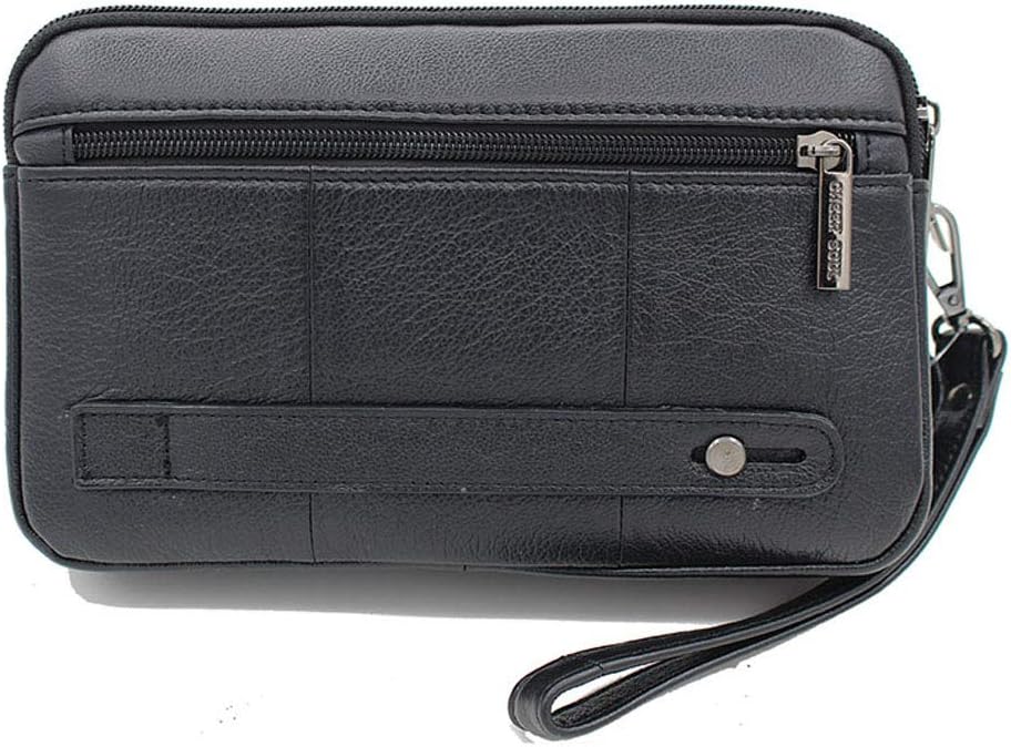 Hebetag Leather Clutch Purse Wallet for Men Organizer Holder Wrist Bag | Organizer, Holder