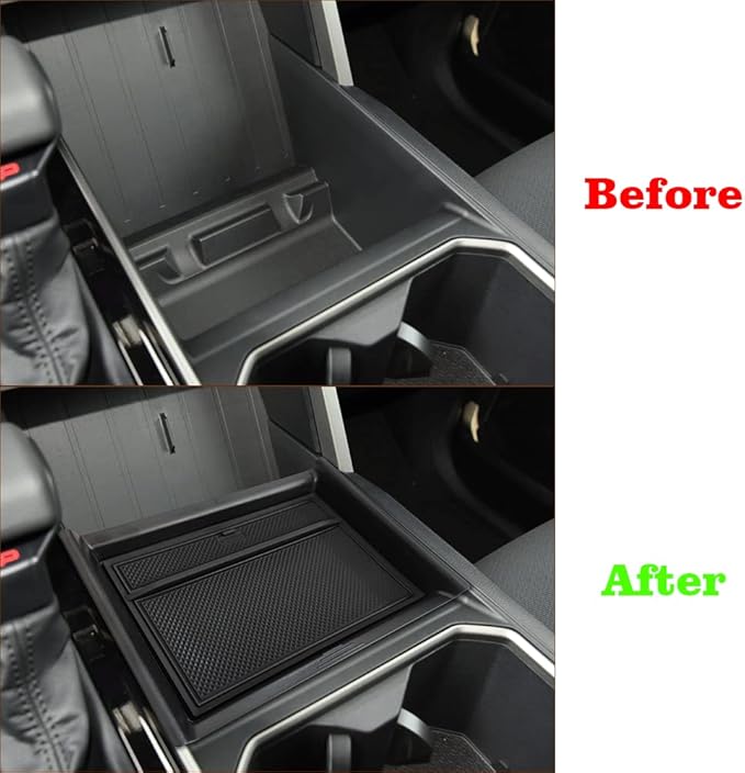 Muslogy Lower Center Console Organizer Compatible with Toyota Tundra 2022 2023 2024 2025 2026 Accessories SR SR5 Limited TRD PRO Console Insert Accessories