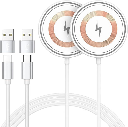 Wireless Charger for Samsung Fast Charging Pad Magnetic Wireless Charger for Samsung Galaxy S26 Ultra S26+ S25 Ultra S24FE,15W Magsafe Charger USB-C/A for iPhone 17 Pro Max 17 Air 16 Plus 16e 15 14 13