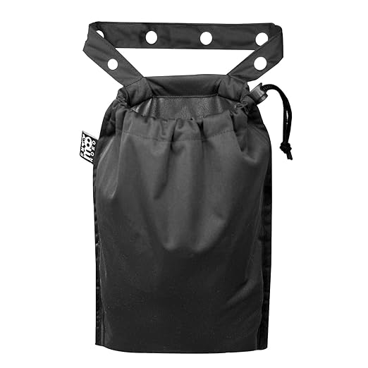 Cute Hanging Car Trash Garbage Bag 100% Leakproof Waterproof Multipurpose for Car Back Front Seat Console with Hanging Strap (Black)