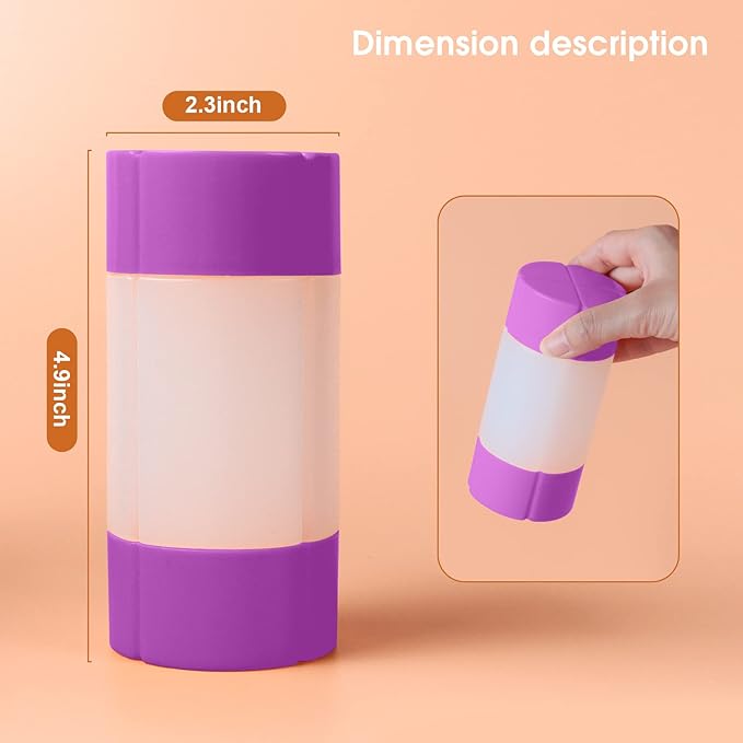 Olatay Travel Bottle, TSA approved 4-in-1 Leak-Proof Bottle, 4 * 60ml/2oz, with 2 Pre-printed Labels for Travel Gym Camping, Carry-On Travel Size Toiletries Shampoo Lotion Bottle for Women Men(Purple)