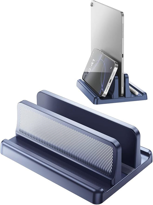 3 in 1 Vertical Laptop Stand Holder,Adjustable ABS Plastic Laptop Organizer Desktop Management Notebook Dock,Vertical Laptop Stand Space Saving for MacBook,Surface,Samsung,HP,Dell,Chrome Book