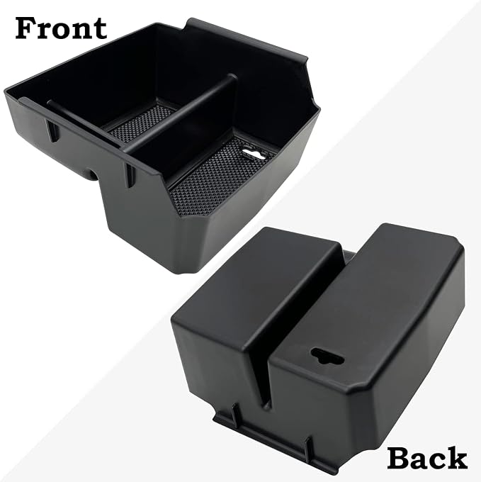 Compatible with Jeep Wrangler JK and JKU Accessories 2011-2018 Center Console Organizer Tray (Black)