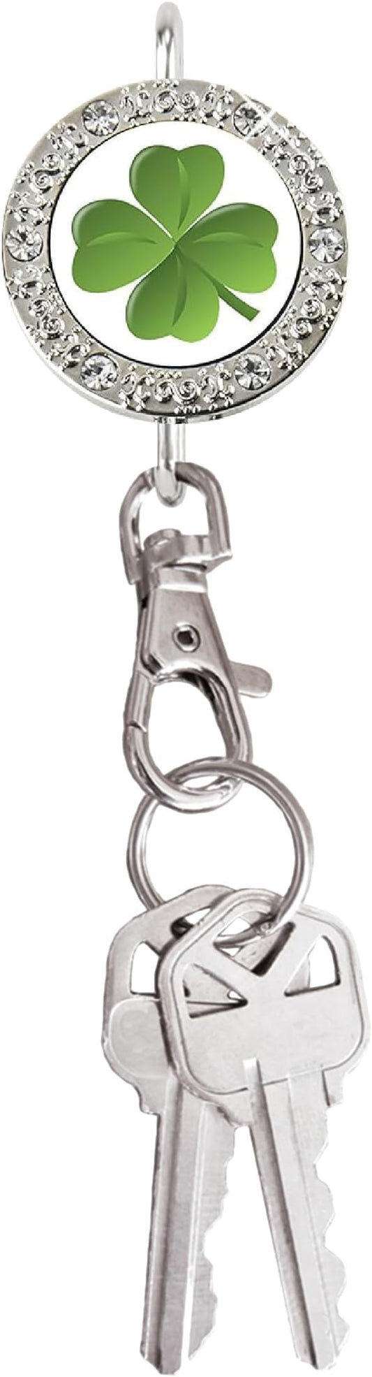 Women’s Bag Charm Key Finder, Car Keychain Hook, Cute Purse Organizer & Tote Bag Accessories, Gifts for Mom - Bling