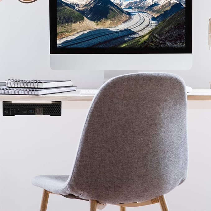 Diversity world Multifunctional-Quick Replacement Mini PC VESA mounting Stand (A, Black)
