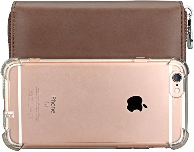 boshiho RFID Blocking 24 Slot Credit Card Holder Wallet Real Leather Multi Card Organizer Wallet with Zipper