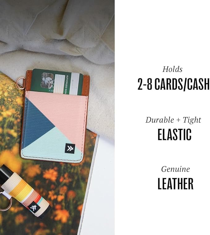 Thread Wallets Ultra Slim Minimalist Leather Card Holder Wallet (Fine Line)