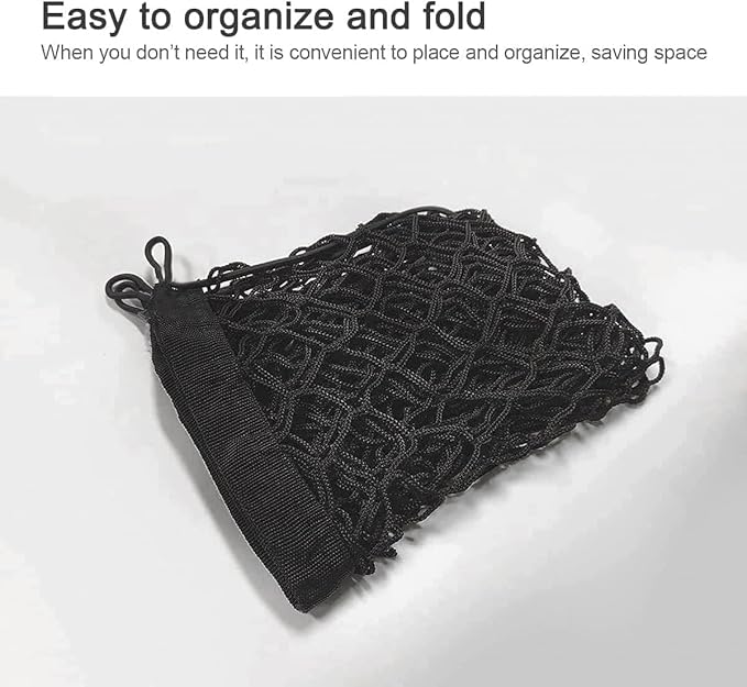 Car Rear Cargo Net, Adjustable Elastic Storage Organizer Net, Trunk Cargo Storage Net Compatible with 2015 2016 2017 2018 2019 2020 2021 2022 2023 2024 2025 2026 Chevy Tahoe Suburban Gmc Yukon
