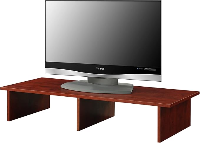 Convenience Concepts Designs2Go TV/Monitor Riser for TVs up to 46 Inches, Cherry