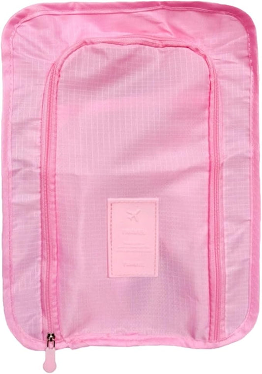 Practical Travel Shoe Pouches Breathable Meshes Compartment Polyester Organiser for Sports Gears Accessories Multifunctional Shoe Organiser