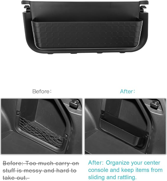 CDEFG for 2026 Toyota RAV4 Rear Cargo Trunk Storage Box for 2026 Toyota RAV4 Accessories Trunk Right Side Storage Divider Cargo Organizer Box