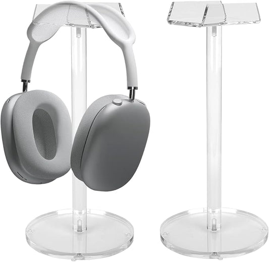 Acrylic Desktop Headphone Holder, Countertop Accessories Stand,Universal for All Music Gaming Headsets 1 Pack(DP015)
