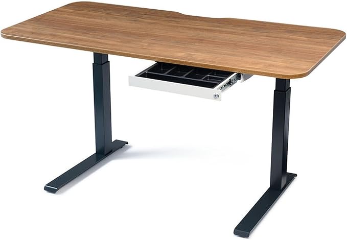 PERFECT POSTURE Max Under Desk Storage Drawer – Large Desk Drawer with Lock for Regular & Sit-Stand Standing Desks, White (16.2” x 9.3")