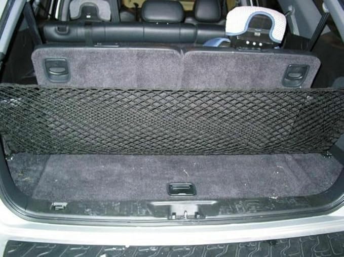 Rear Trunk Organizer Cargo Net for Acura MDX 2001–2006 – Envelope Style Cargo Net for SUV – Premium Mesh Elastic Car Trunk Organizer Vehicle Carrier Storage – Compatible with Acura MDX
