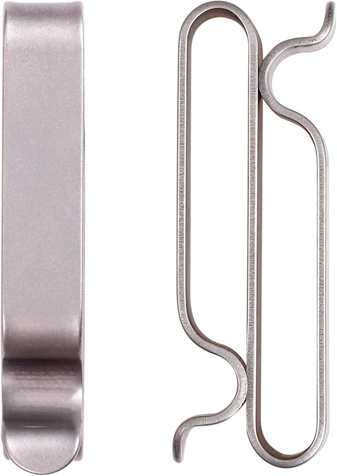 TACRAY Titanium Belt Key holder, Quick Releaed Belt keychain Clip for Keys, Key hook and Backpack Clasp for EDC