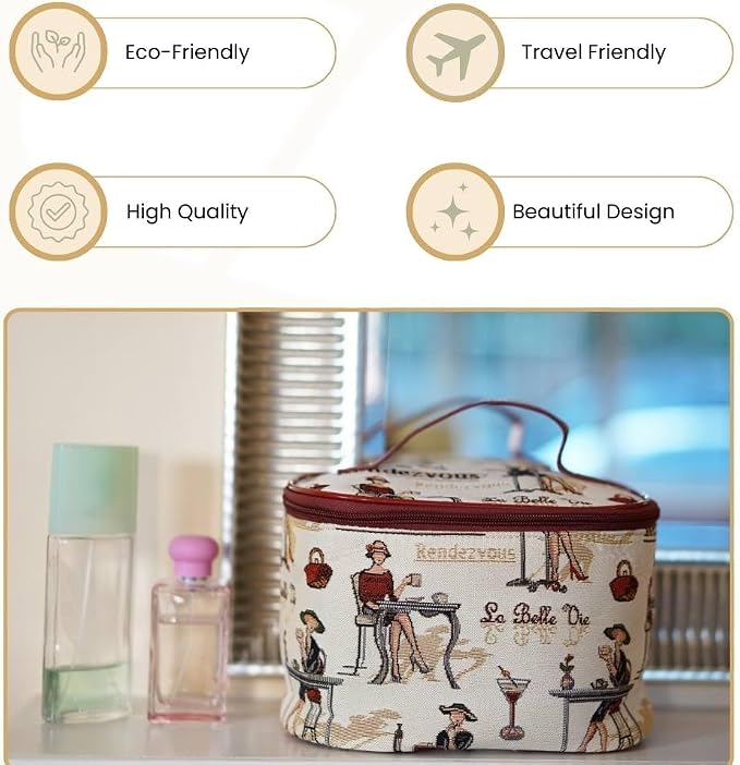 Signare Womens Vanity Bag/Toiletry Case/Make-Up Case, Available in 14 Designs