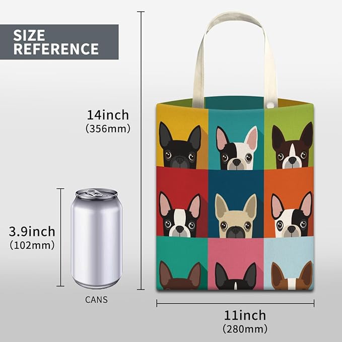 Car Trash Can, Cute Car Trash Bag, Hanging Car Organizer and Storage Bag, Trash Bin for Car Accessories, Vehicle, Travelling, Camping Cute Colorful Cartoon Dogs