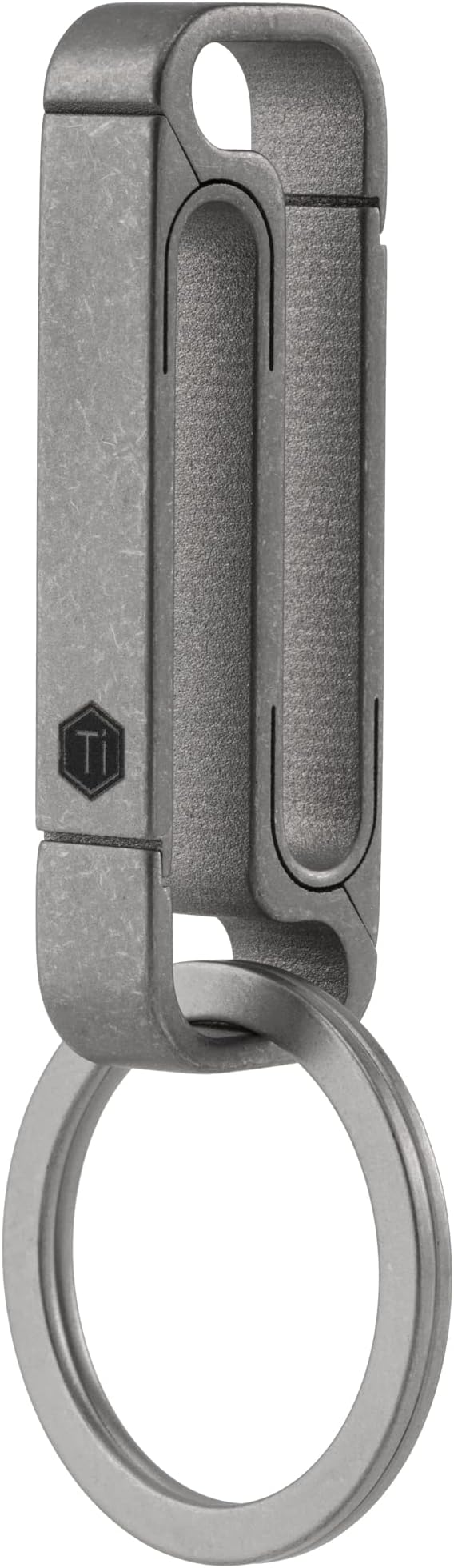 KeyUnity Titanium Key Holder Belt Clip, Double Side Carabiner Keychain For Men