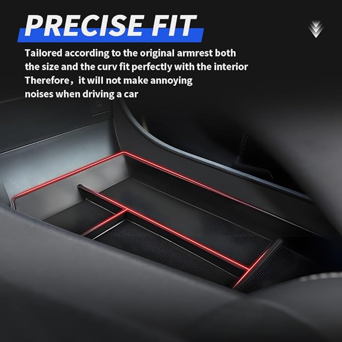 Car Center Console Organizer Tray for Toyota BZ4X 2023 2024 2025 Subaru Solterra Auto Interior Accessories Front Seat Middle Insert Storage Box Bag Vehicle Accessory（not for 2026 BZ）